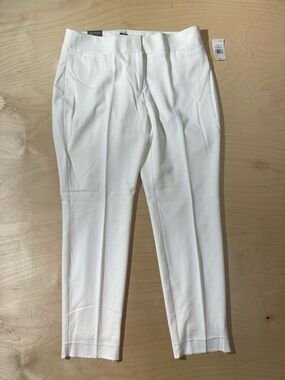 The Limited White Stretch Dress Pants 8P Skinny Needs Hemmed (RB)